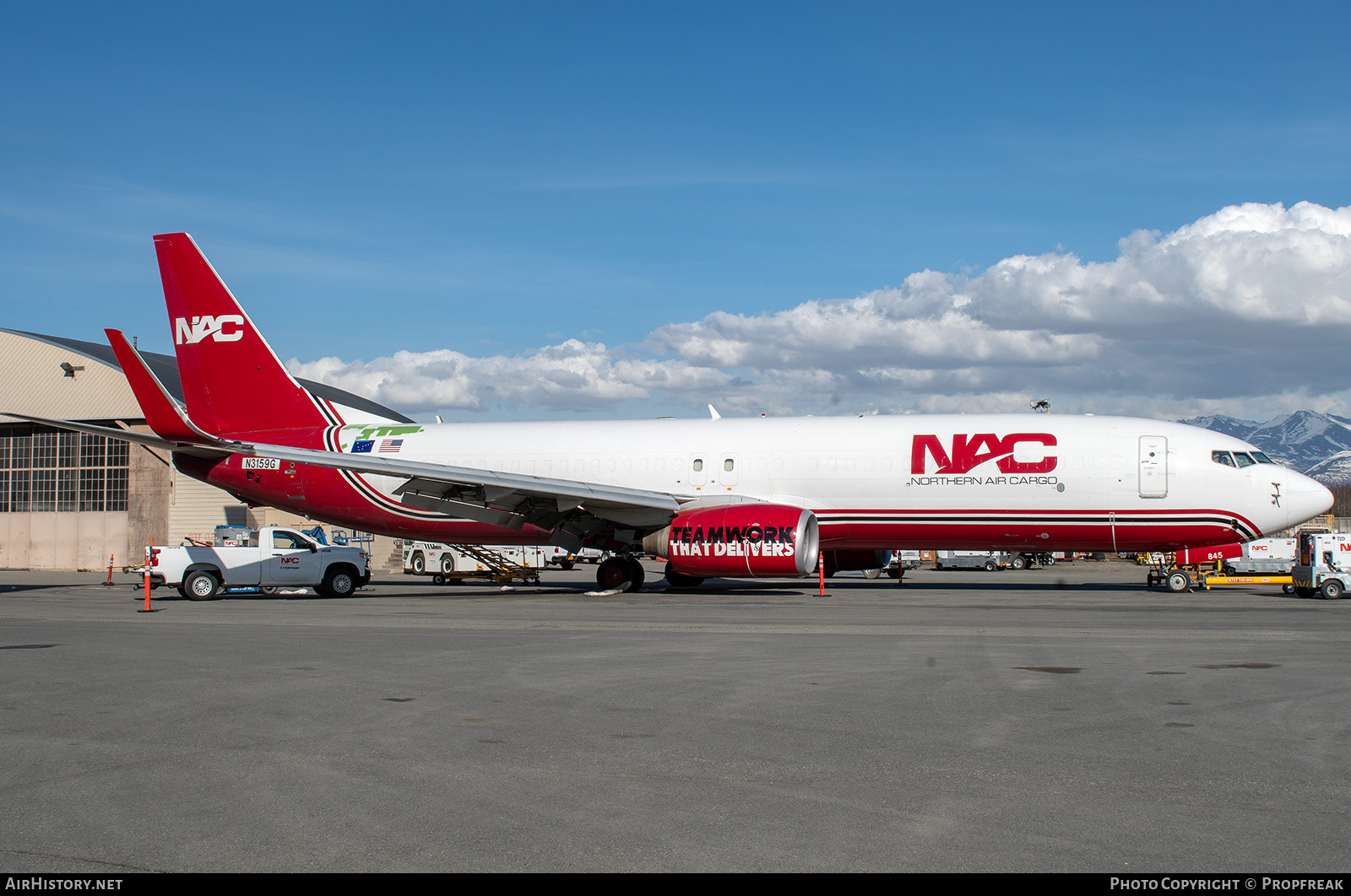 Aircraft Photo of N3159G | Boeing 737-852(SF) | Northern Air Cargo - NAC | AirHistory.net #689269