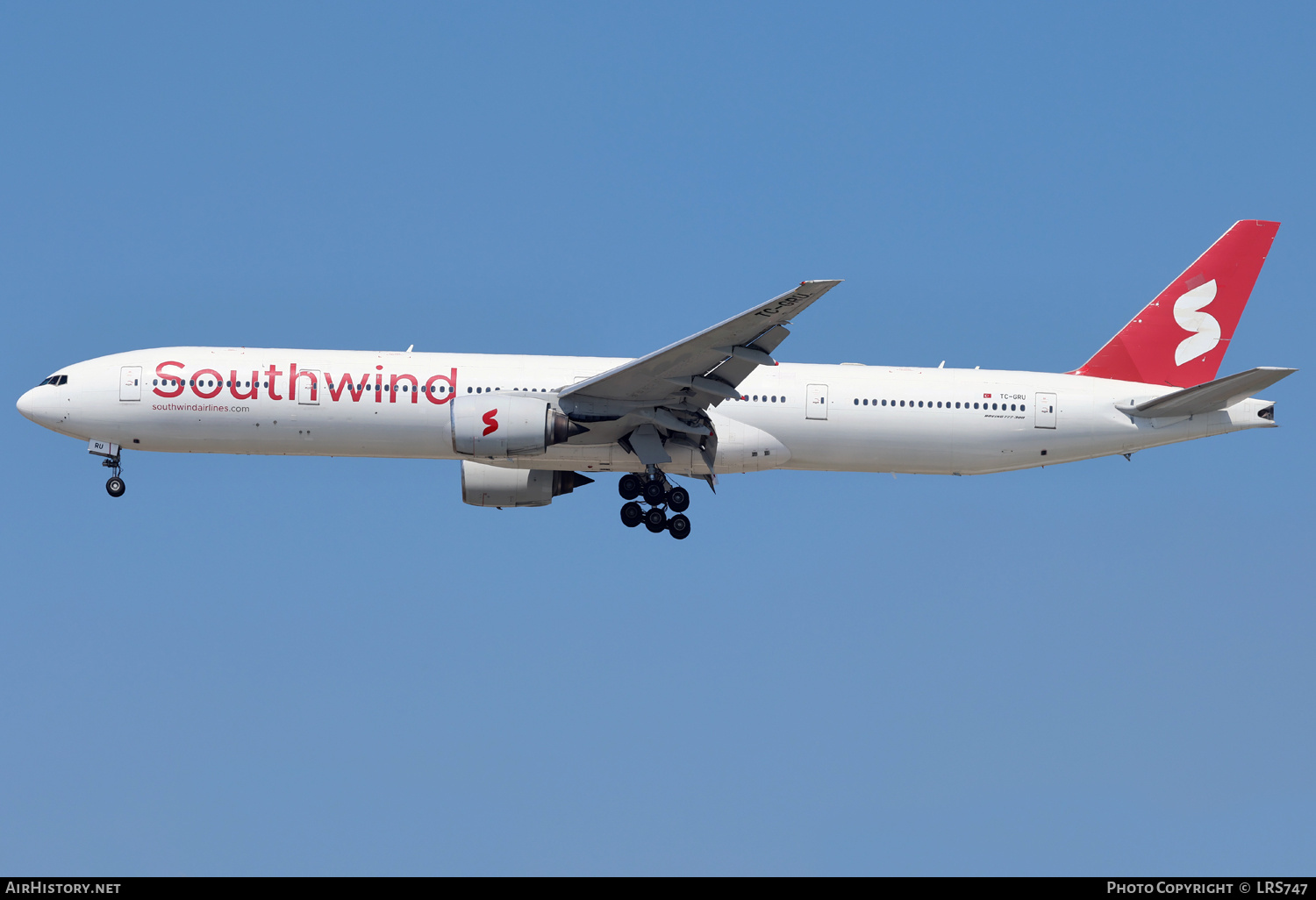 Aircraft Photo of TC-GRU | Boeing 777-312 | Southwind Airlines | AirHistory.net #689296