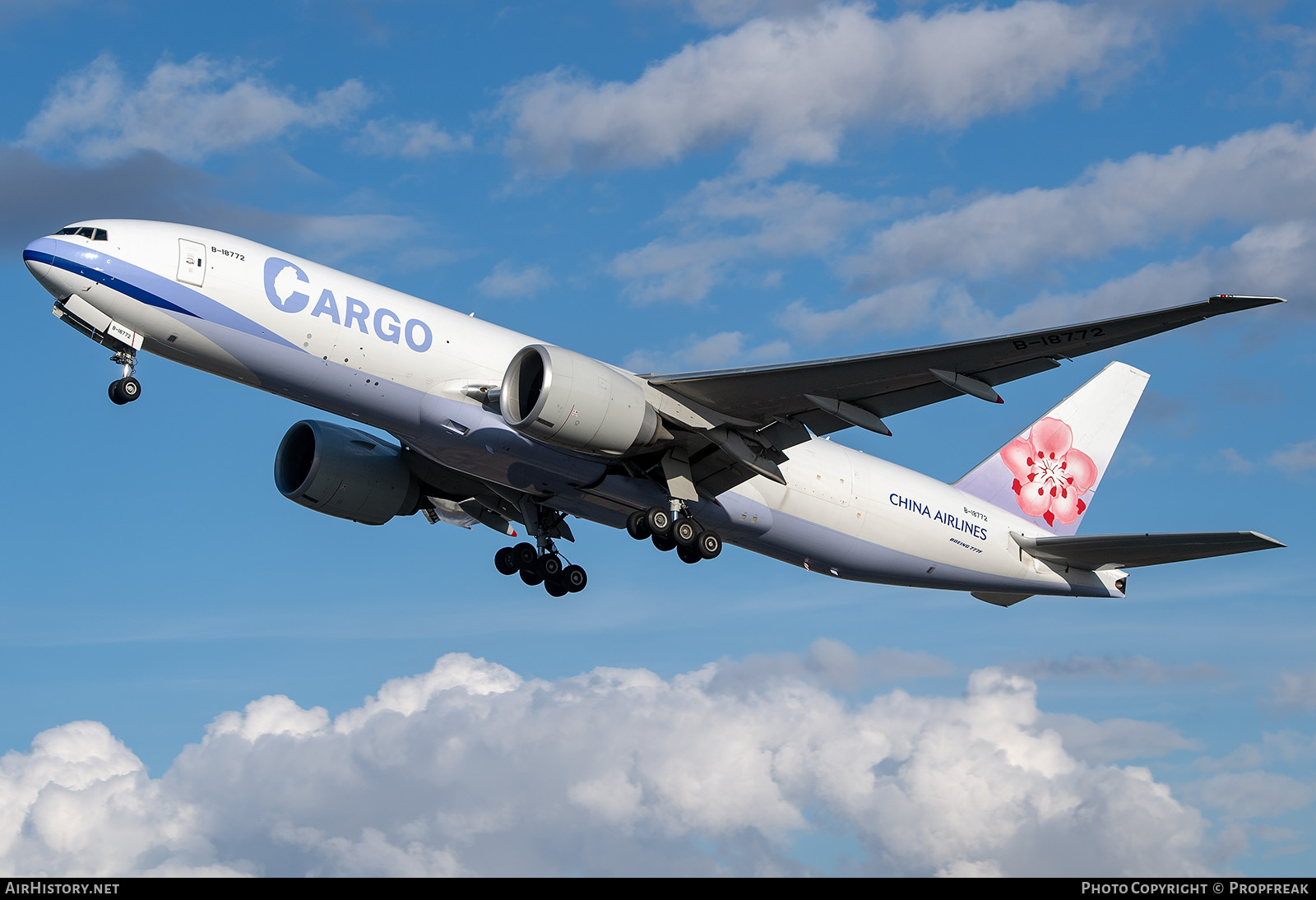 Aircraft Photo of B-18772 | Boeing 777-F | China Airlines Cargo | AirHistory.net #689303