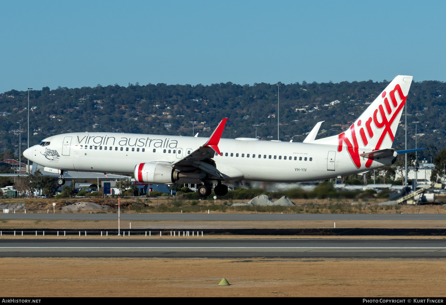 Aircraft Photo of VH-YIV | Boeing 737-8FE | Virgin Australia Airlines | AirHistory.net #689322