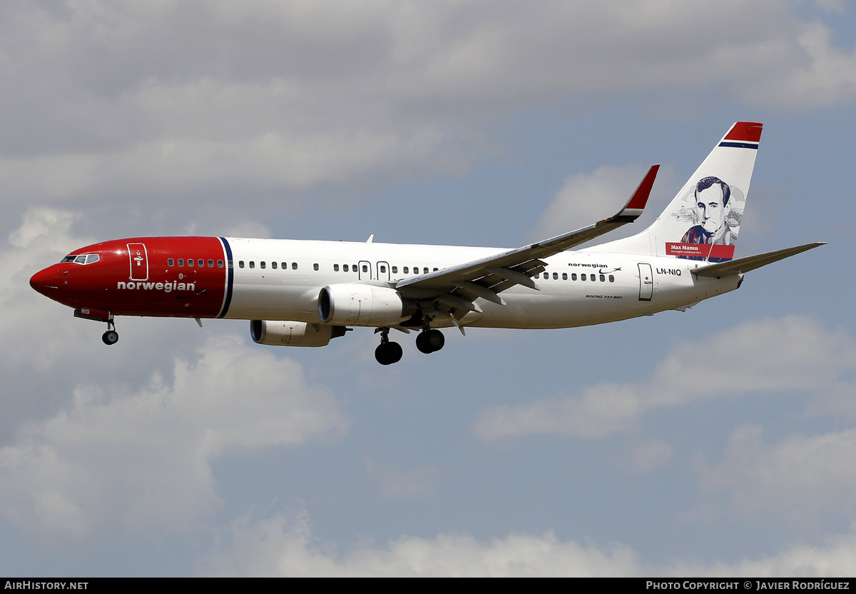 Aircraft Photo of LN-NIQ | Boeing 737-86N | Norwegian | AirHistory.net #689360