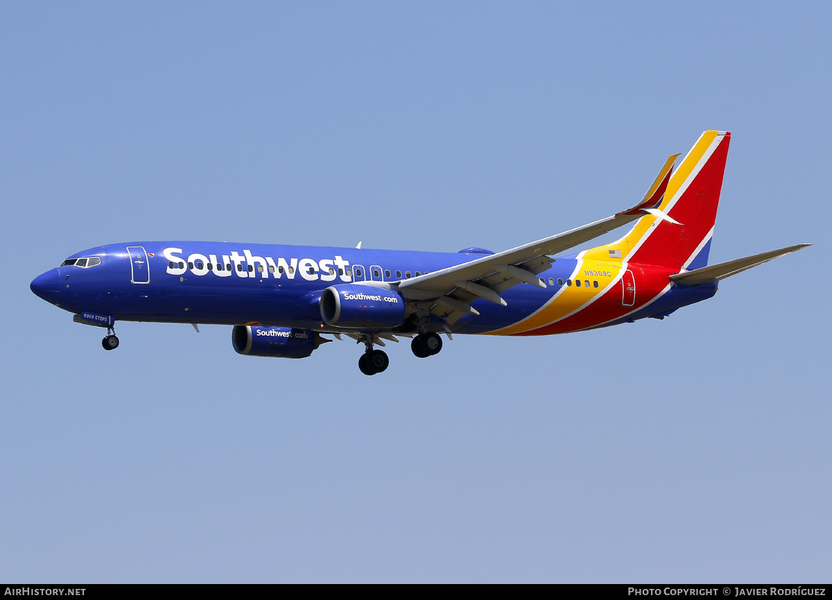 Aircraft Photo of N8309C | Boeing 737-8H4 | Southwest Airlines | AirHistory.net #689379