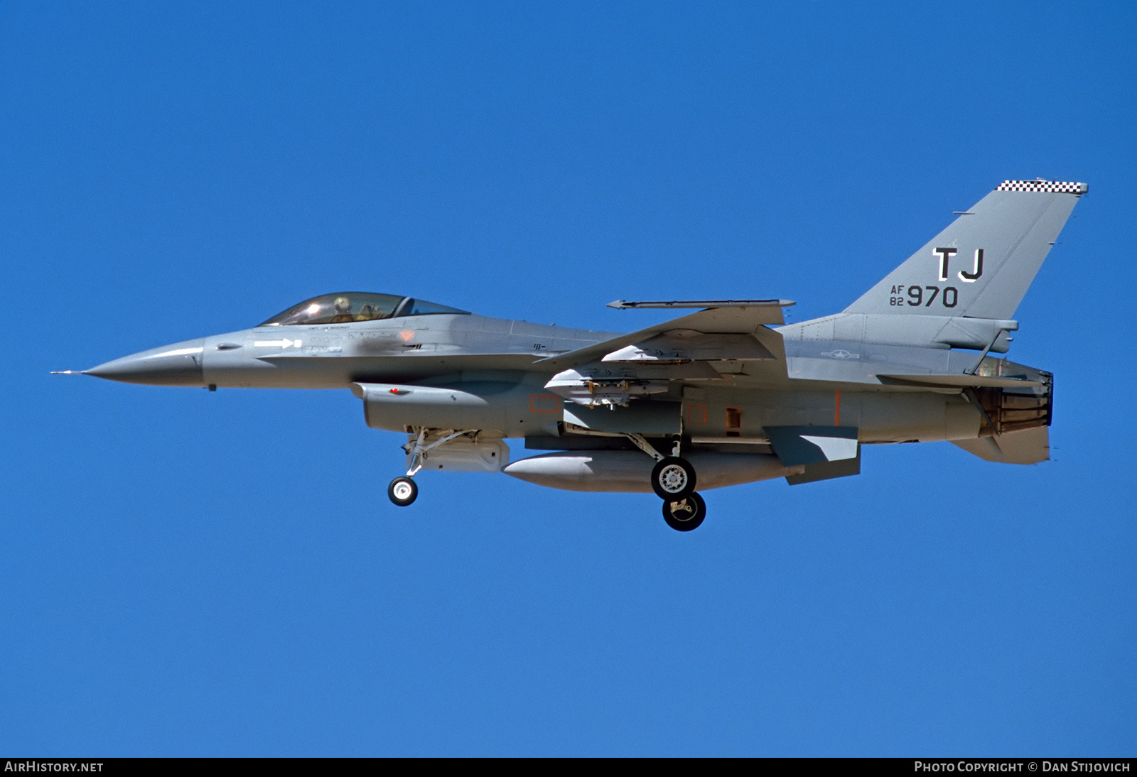 Aircraft Photo of 82-0970 / AF82-970 | General Dynamics F-16A Fighting Falcon | USA - Air Force | AirHistory.net #689396