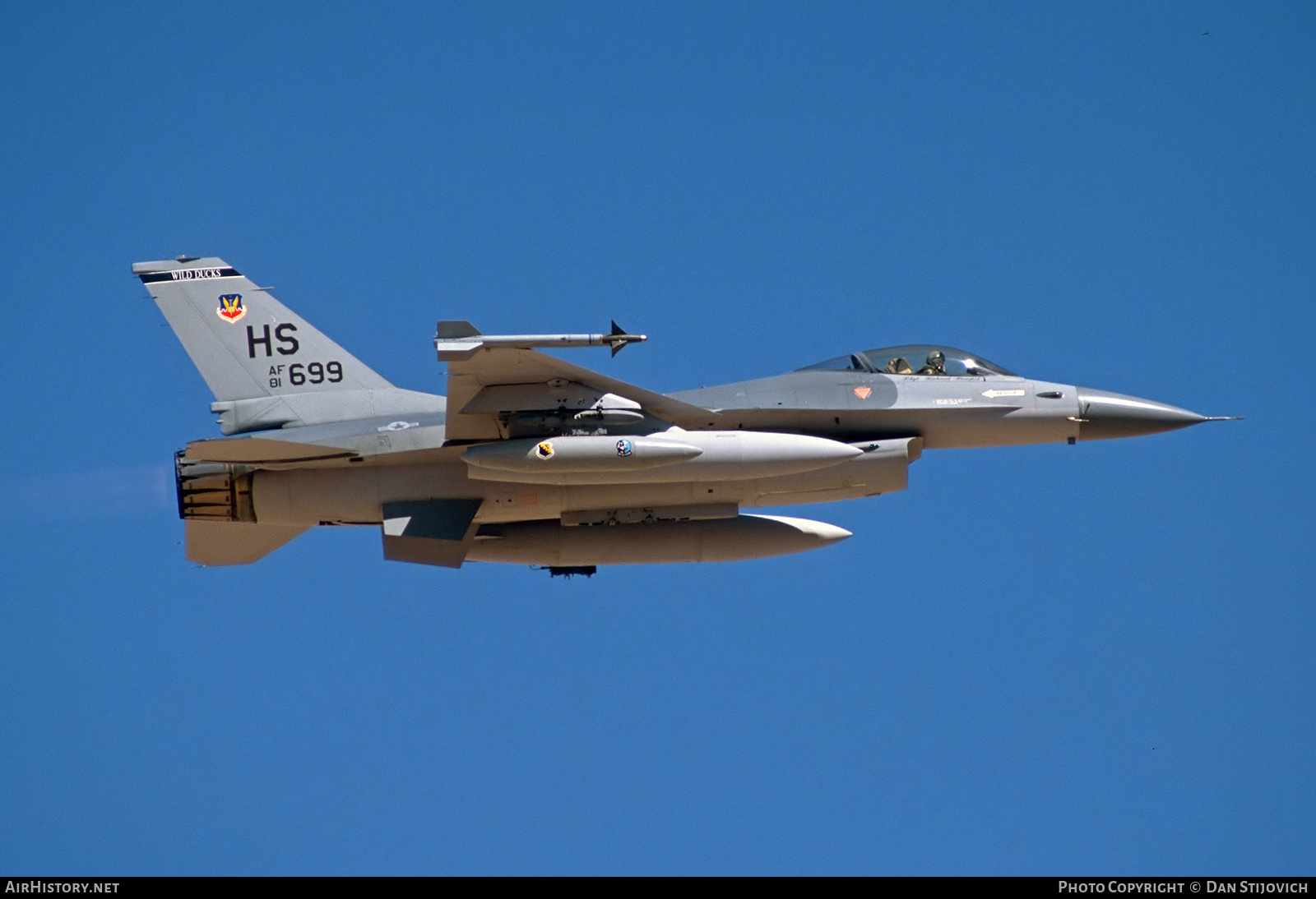 Aircraft Photo of 81-0699 / AF81-699 | General Dynamics F-16A Fighting Falcon | USA - Air Force | AirHistory.net #689398