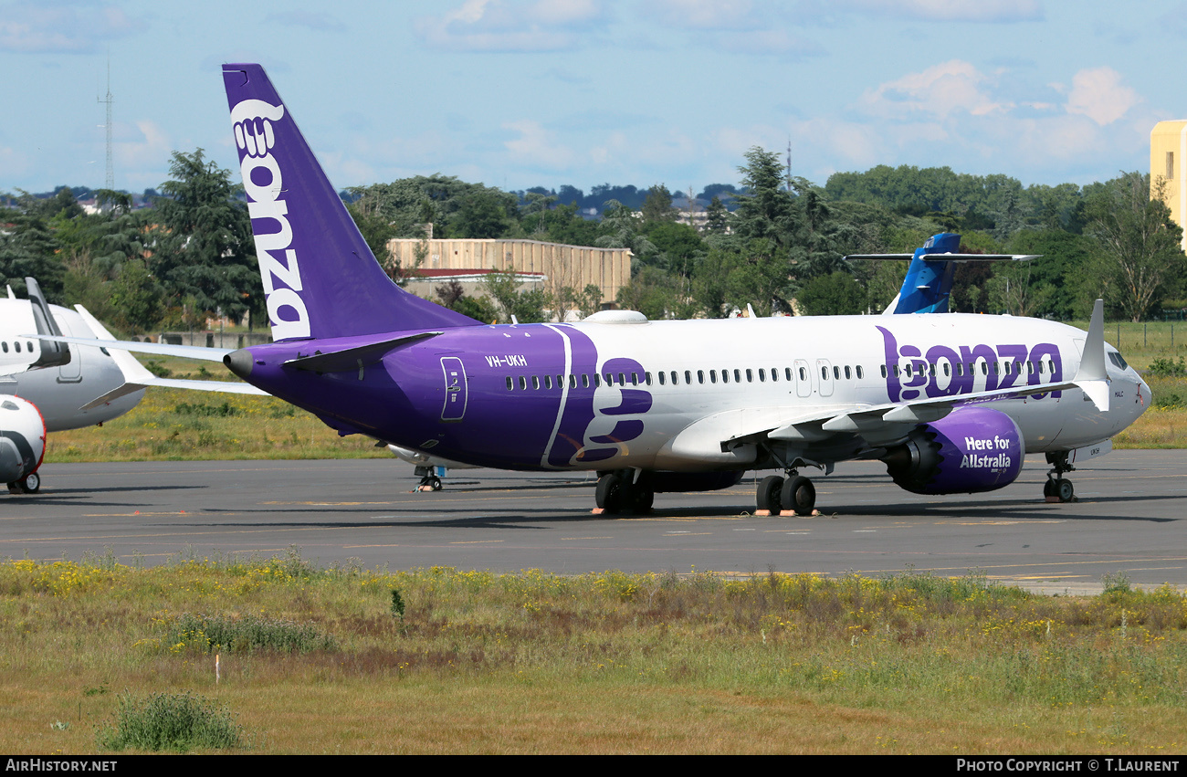 Aircraft Photo of VH-UKH | Boeing 737-8 Max 8 | Bonza Aviation | AirHistory.net #689425