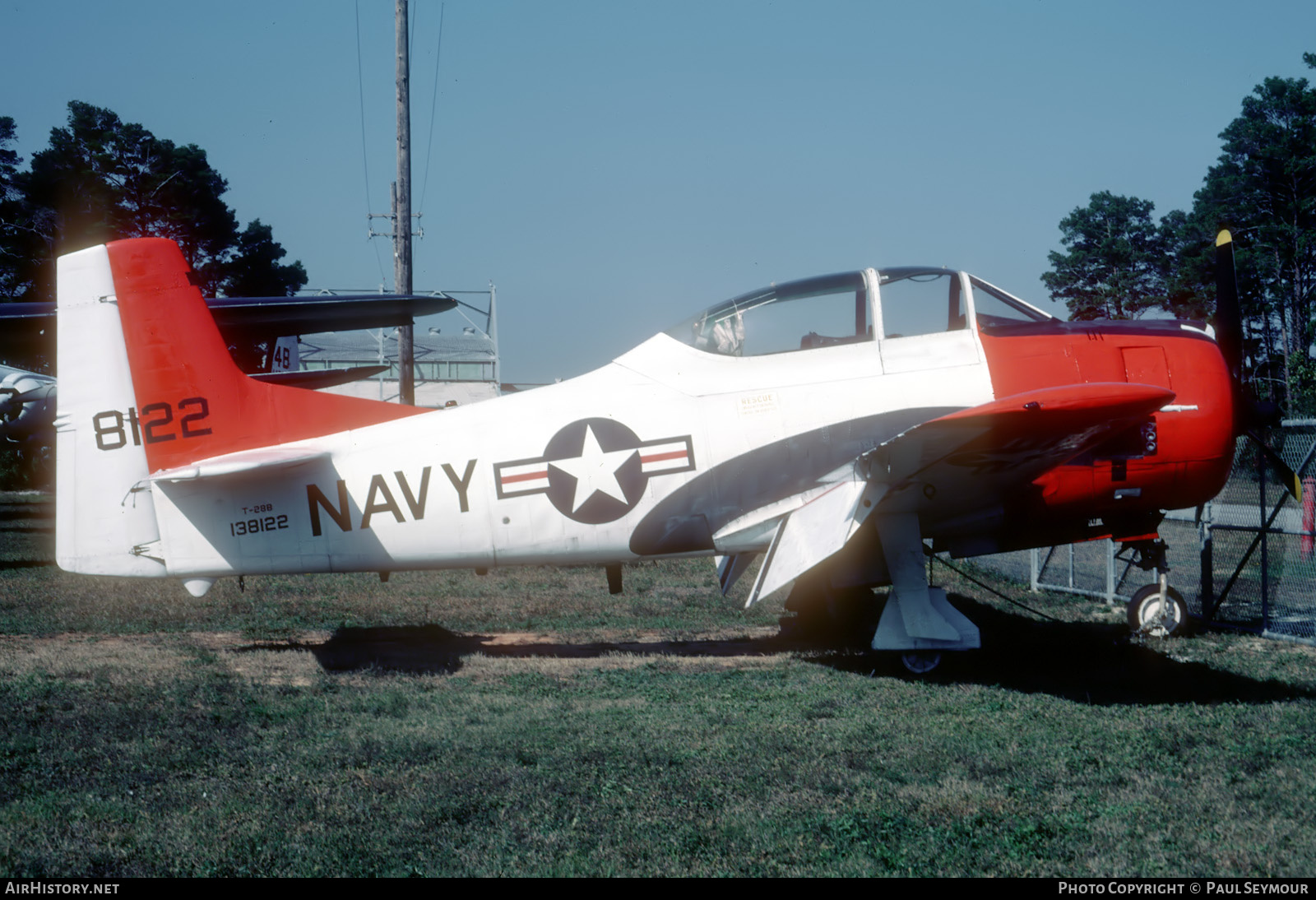 Aircraft Photo of 138122 / 8122 | North American T-28B Trojan | USA - Navy | AirHistory.net #689428