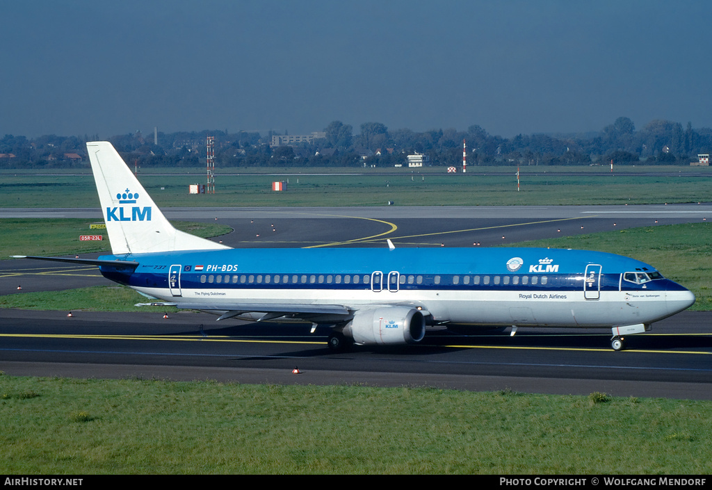 Aircraft Photo of PH-BDS | Boeing 737-406 | KLM - Royal Dutch Airlines | AirHistory.net #689459