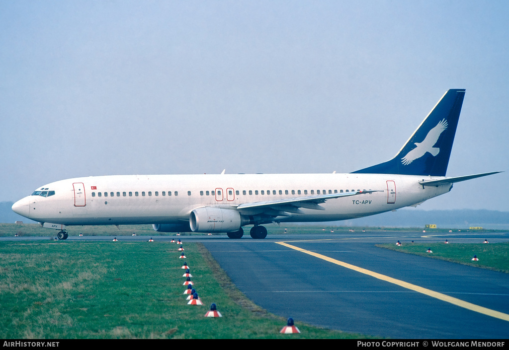 Aircraft Photo of TC-APV | Boeing 737-86N | Khalifa Airways | AirHistory.net #689462