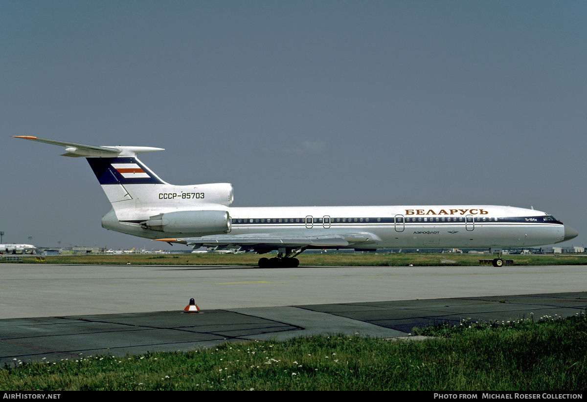 Aircraft Photo of CCCP-85703 | Tupolev Tu-154M | Belarus Avia | AirHistory.net #689493