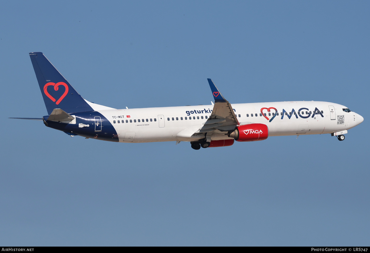 Aircraft Photo of TC-MGT | Boeing 737-9GP/ER | MGA - Mavi Gok Aviation | AirHistory.net #689550