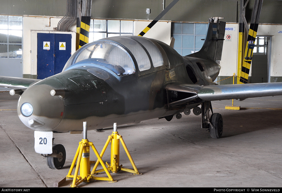 Aircraft Photo of E-220 | FMA MS760A Paris | Argentina - Air Force | AirHistory.net #689573
