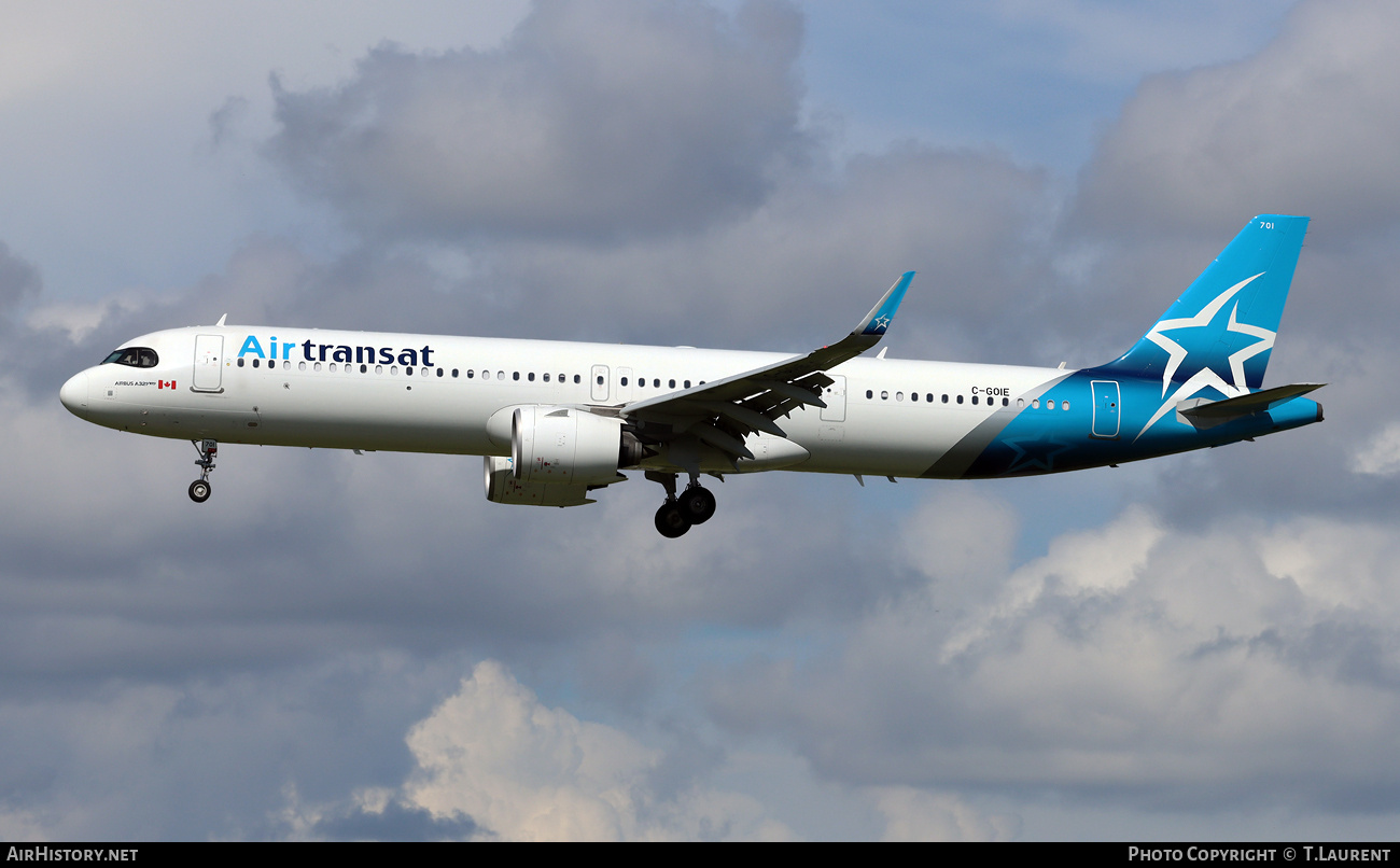Aircraft Photo of C-GOIE | Airbus A321-271NX | Air Transat | AirHistory.net #689651