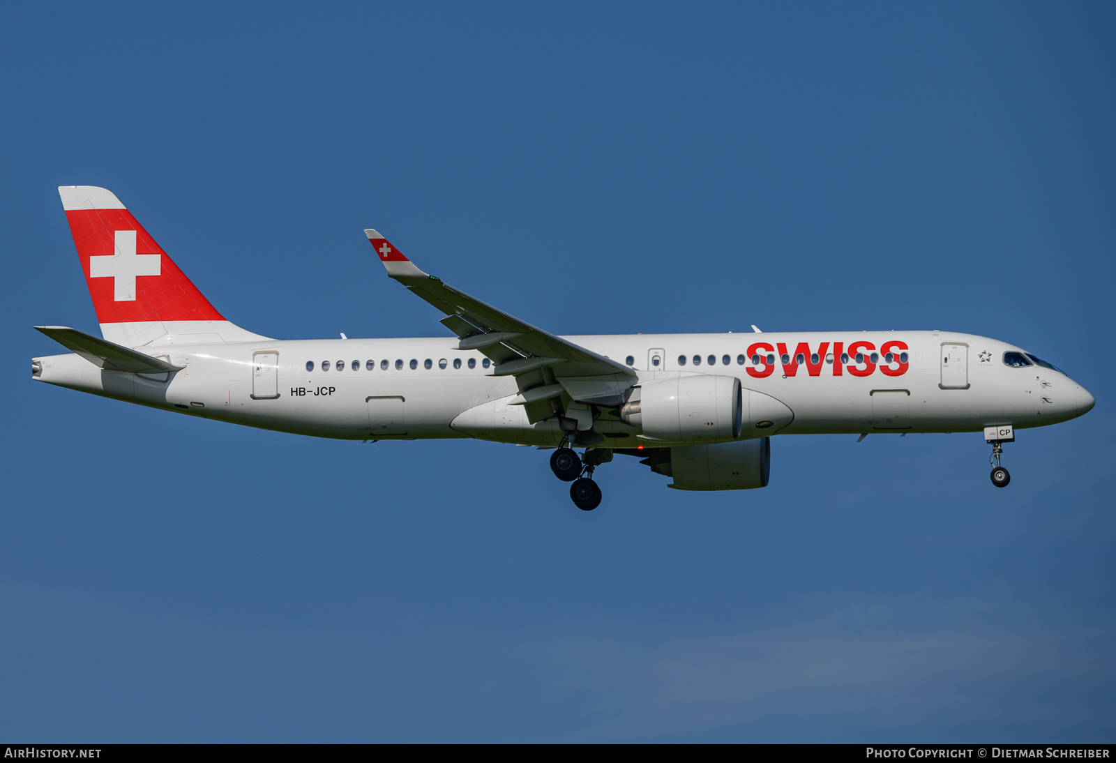 Aircraft Photo of HB-JCP | Airbus A220-371 (BD-500-1A11) | Swiss International Air Lines | AirHistory.net #689658