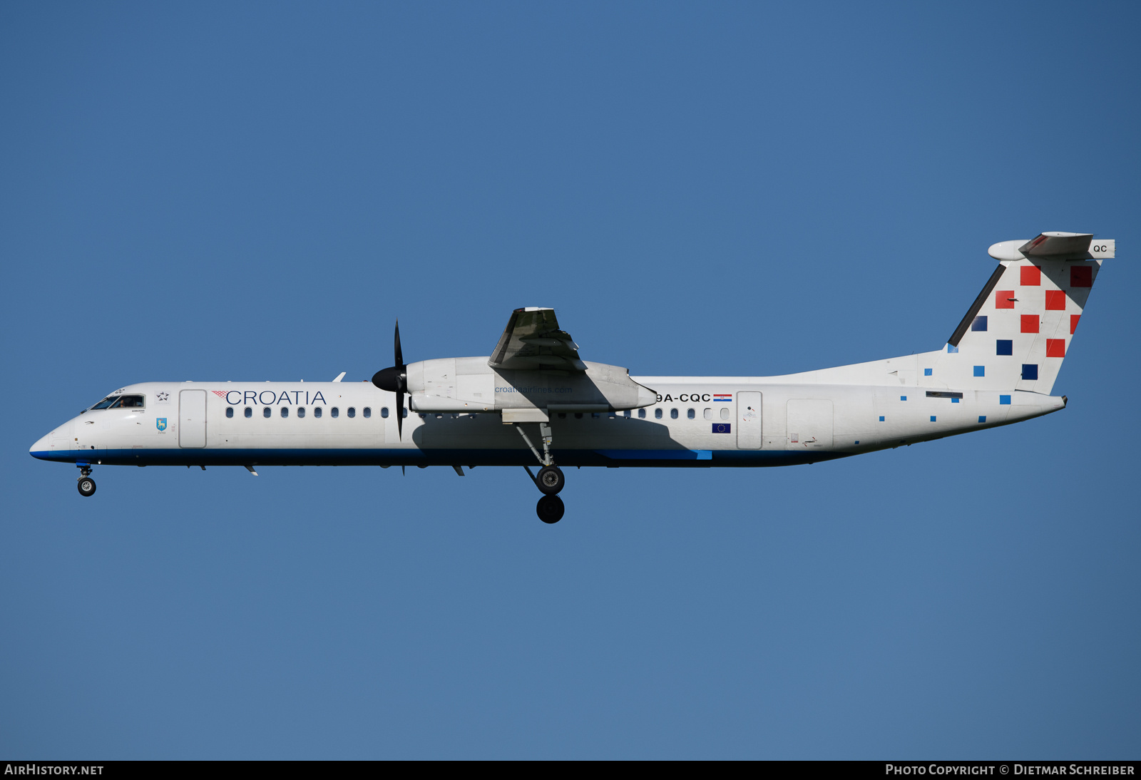 Aircraft Photo of 9A-CQC | Bombardier DHC-8-402 Dash 8 | Croatia Airlines | AirHistory.net #689666