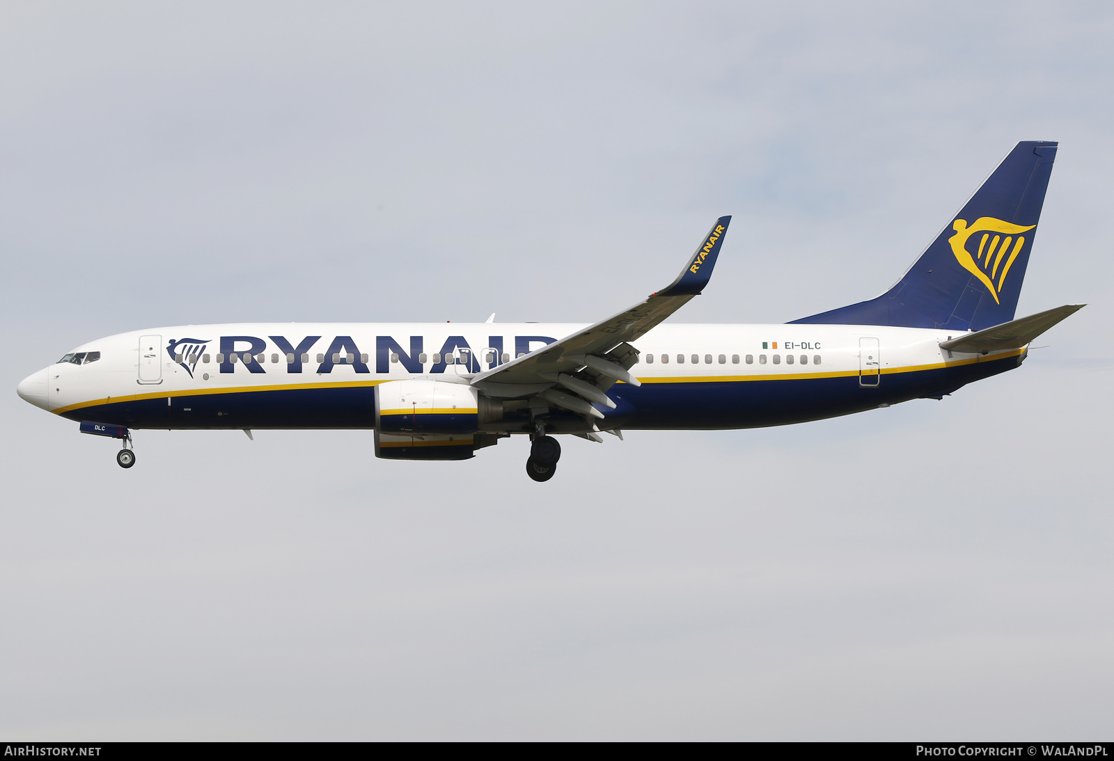 Aircraft Photo of EI-DLC | Boeing 737-8AS | Ryanair | AirHistory.net #689670