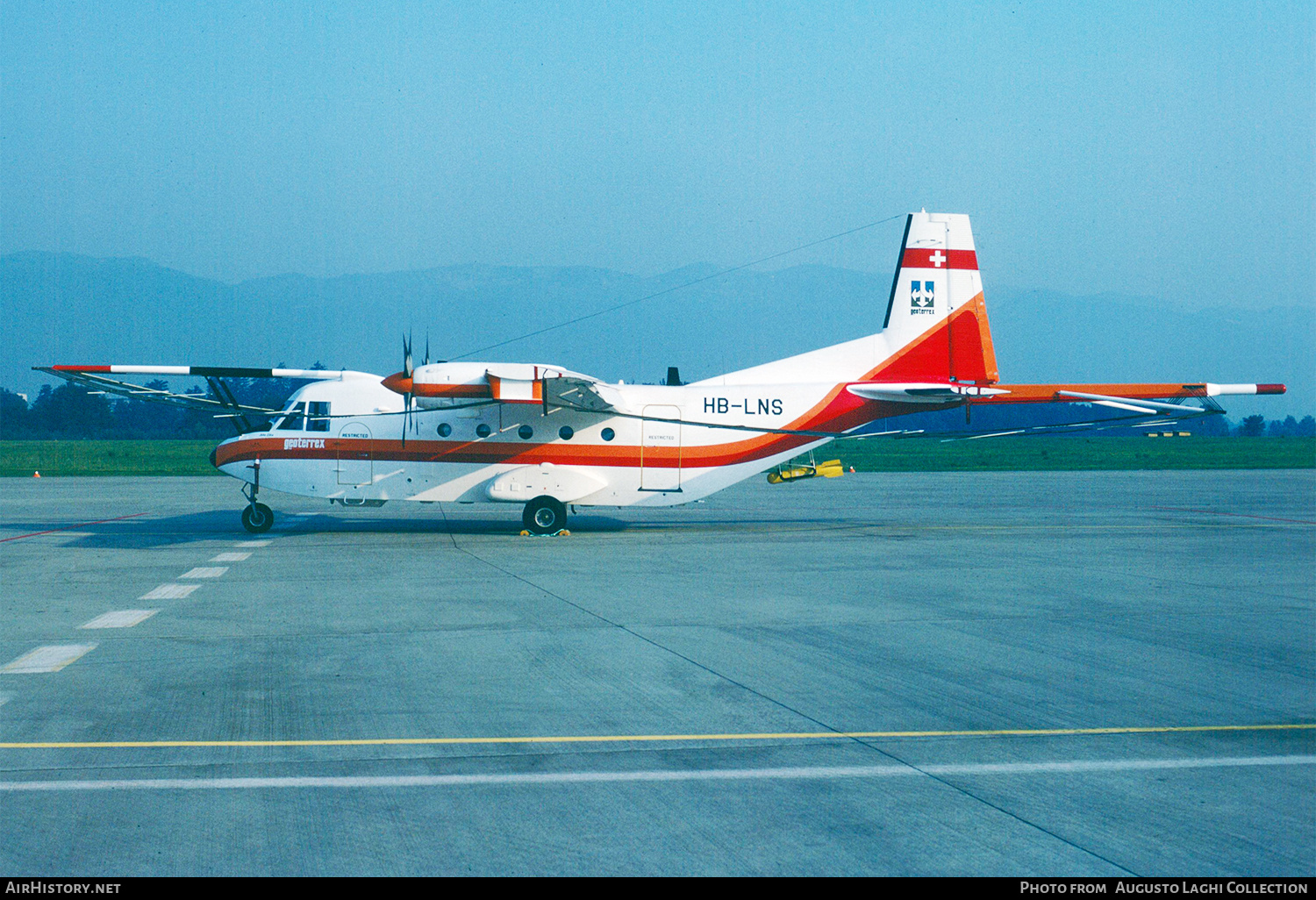 Aircraft Photo of HB-LNS | CASA C-212-200 Aviocar | Geoterrex | AirHistory.net #689685