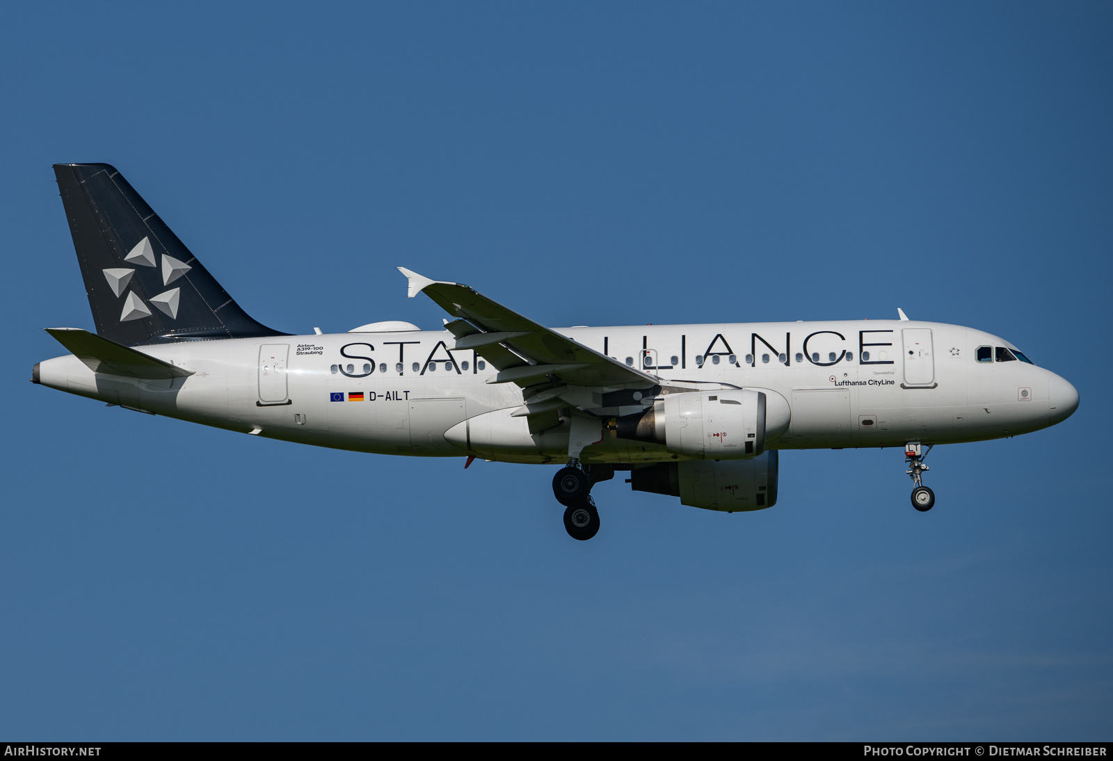 Aircraft Photo of D-AILT | Airbus A319-114 | Lufthansa CityLine | AirHistory.net #689686