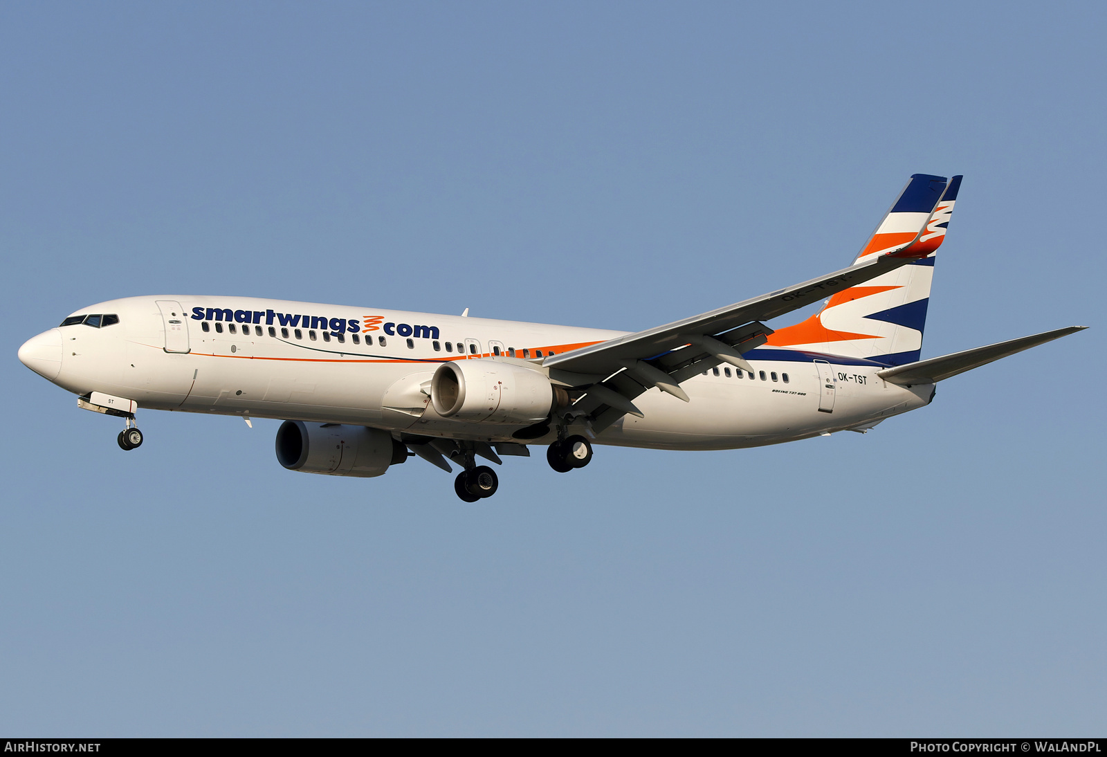 Aircraft Photo of OK-TST | Boeing 737-86N | Smartwings | AirHistory.net #689711