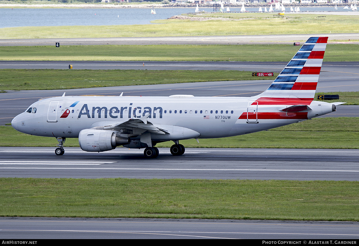 Aircraft Photo of N770UW | Airbus A319-112 | American Airlines | AirHistory.net #689761