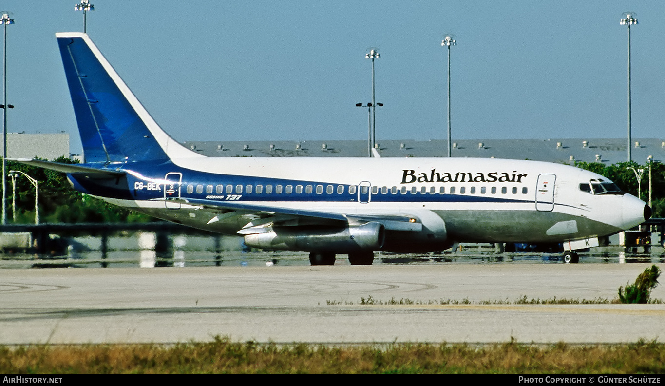 Aircraft Photo of C6-BEK | Boeing 737-2A9/Adv | Bahamasair | AirHistory.net #689770