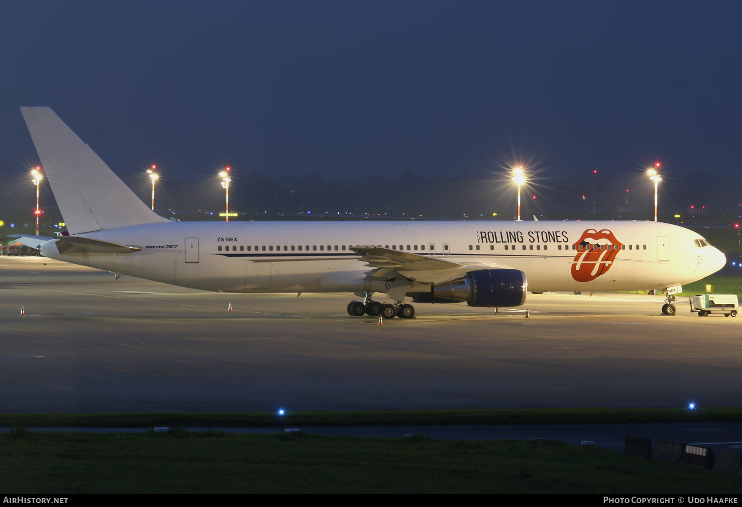 Aircraft Photo of ZS-NEX | Boeing 767-35D/ER | The Rolling Stones | AirHistory.net #689807