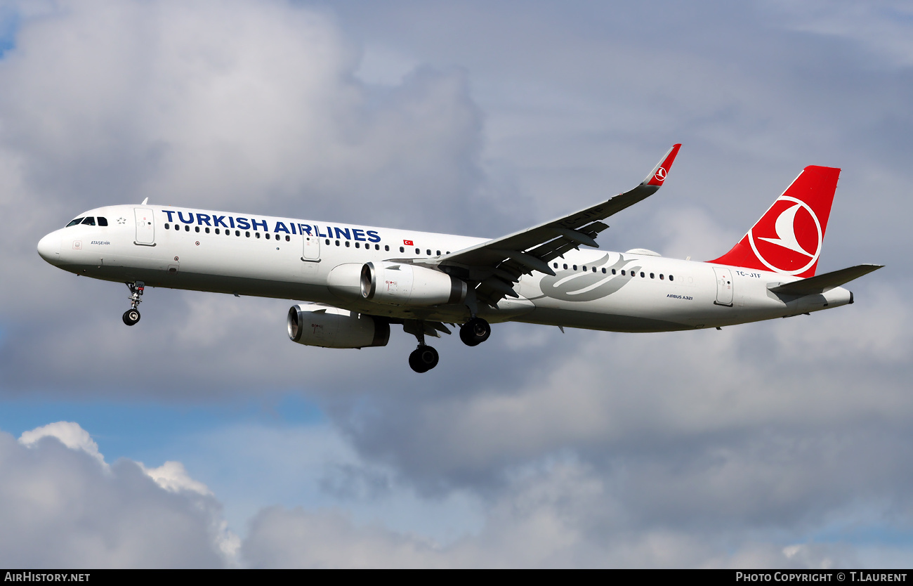 Aircraft Photo of TC-JTF | Airbus A321-231 | Turkish Airlines | AirHistory.net #689823