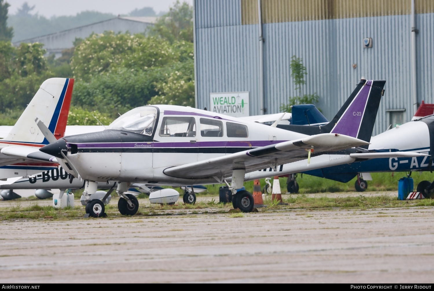 Aircraft Photo of G-BARH | Beech C23 Sundowner 180 | AirHistory.net #689827