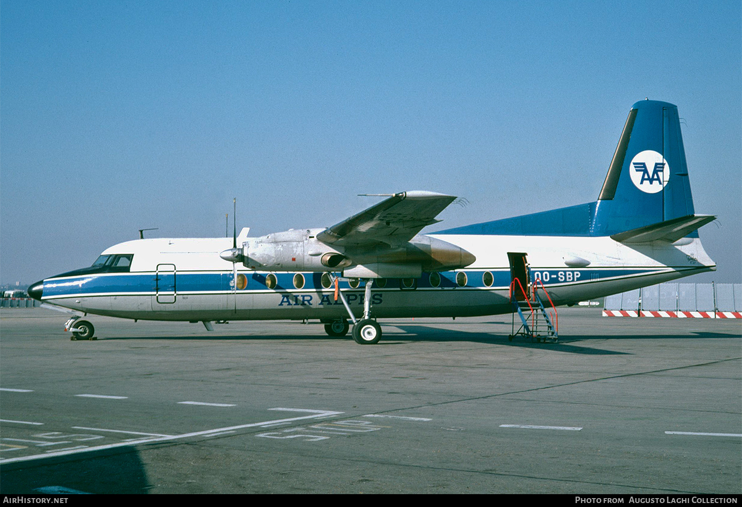 Aircraft Photo of OO-SBP | Fokker F27-400 Friendship | Air Alpes | AirHistory.net #689835