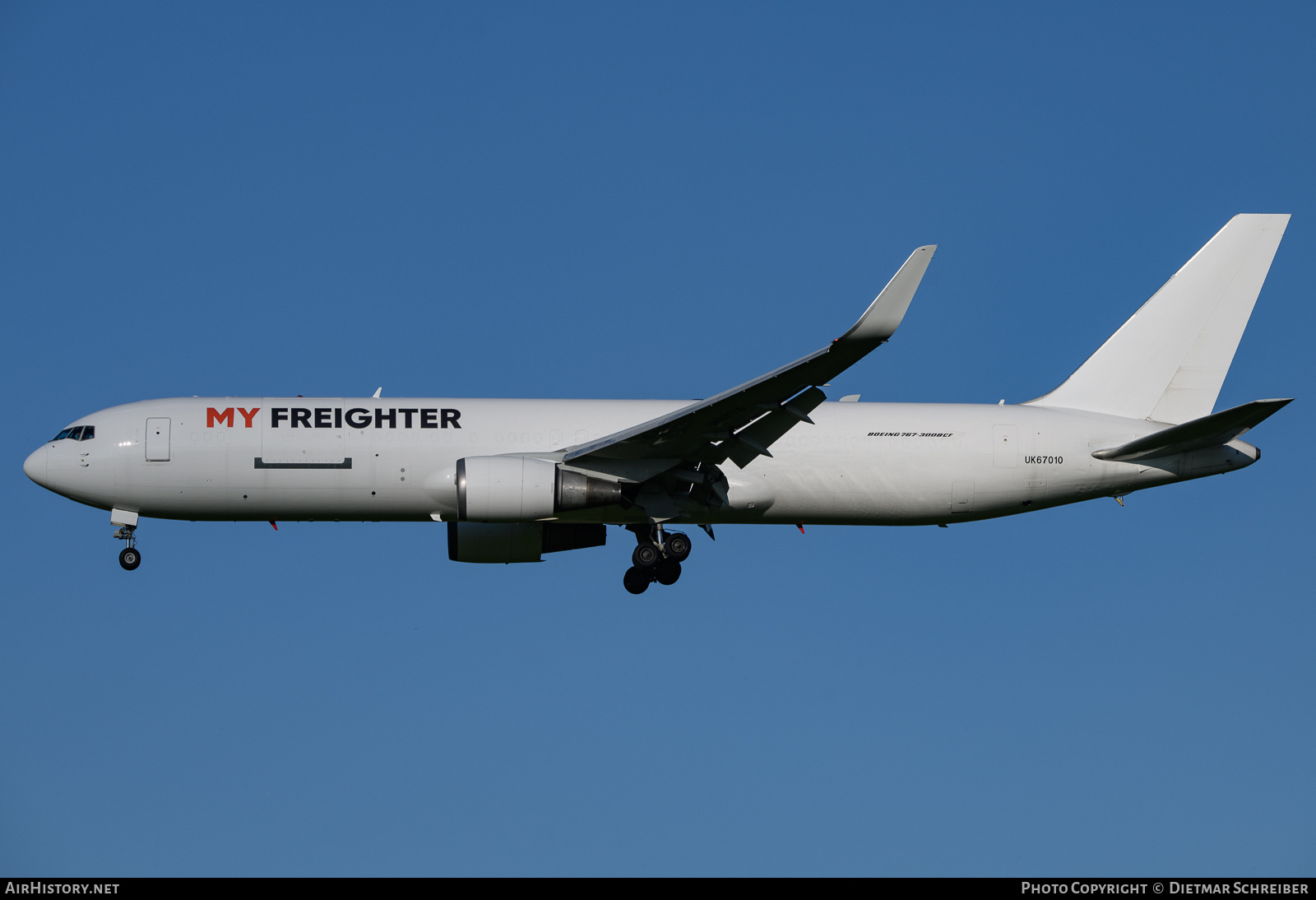 Aircraft Photo of UK-67010 | Boeing 767-31B/ER(BCF) | My Freighter | AirHistory.net #689840