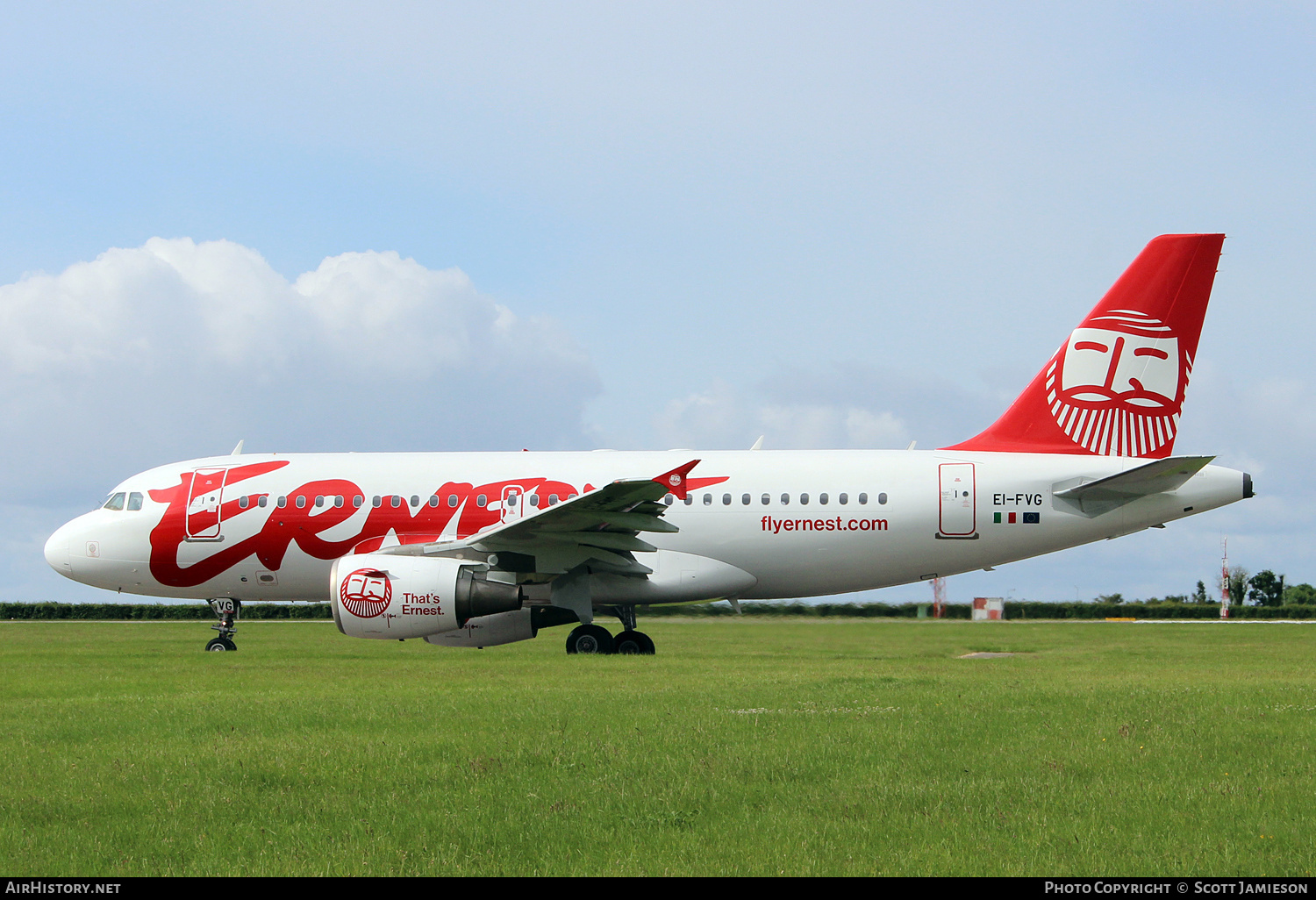 Aircraft Photo of EI-FVG | Airbus A319-111 | Ernest Airlines | AirHistory.net #689903