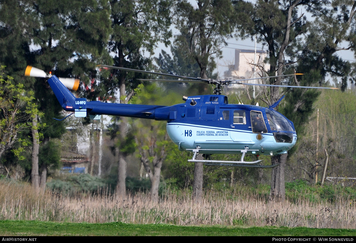 Aircraft Photo of LQ-WFO | MBB BO-105CBS-4 | Policía Federal Argentina | AirHistory.net #689917