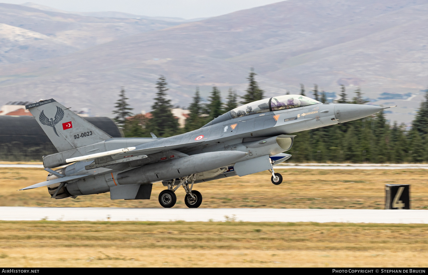 Aircraft Photo of 92-0023 | Lockheed F-16DG Fighting Falcon | Turkey - Air Force | AirHistory.net #689952