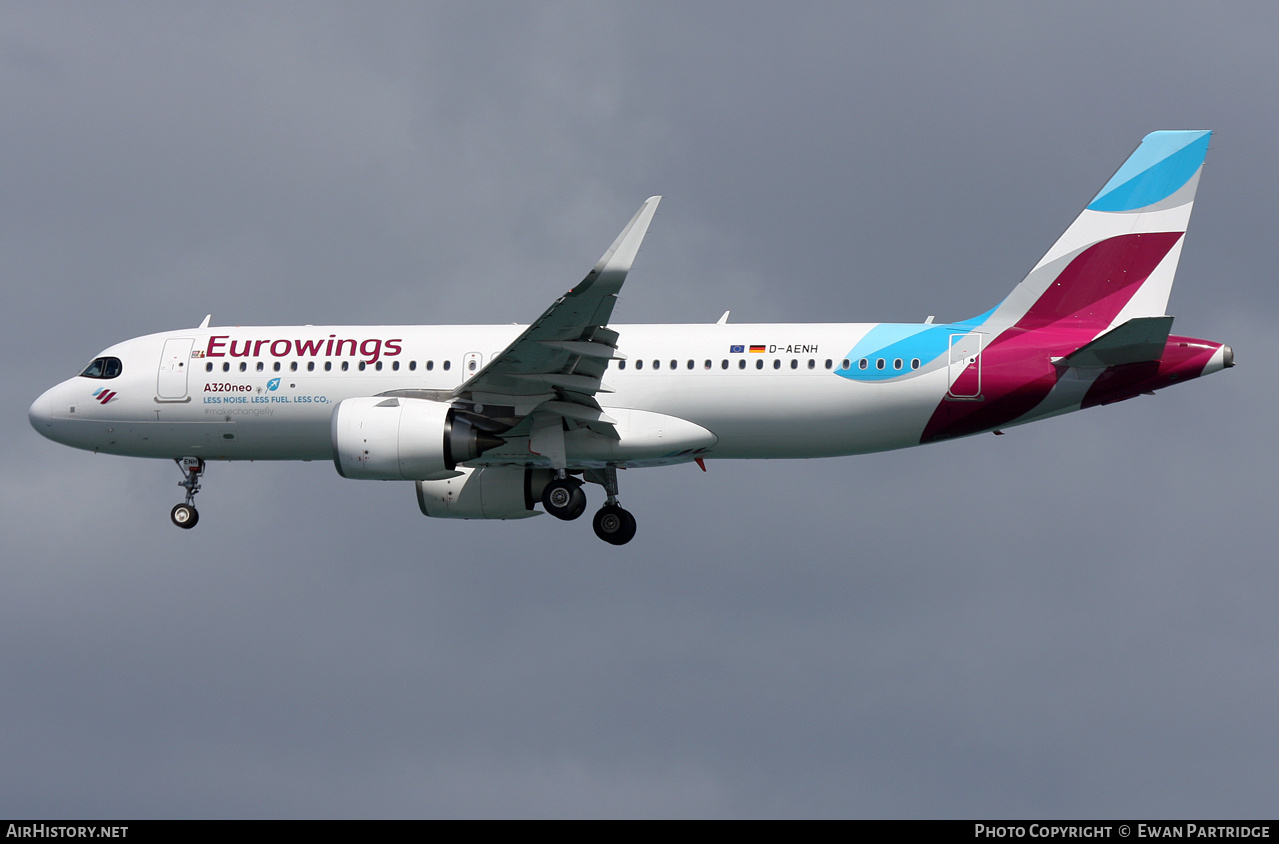 Aircraft Photo of D-AENH | Airbus A320-251N | Eurowings | AirHistory.net #689956