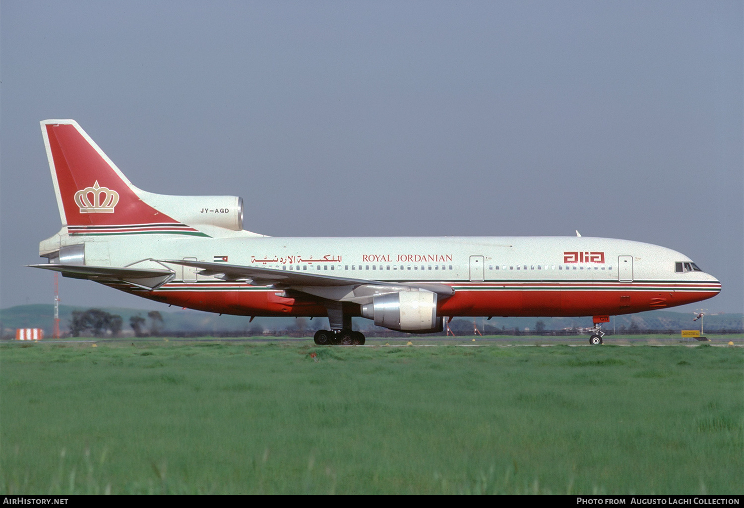 Aircraft Photo of JY-AGD | Lockheed L-1011-385-3 TriStar 500 | Alia - The Royal Jordanian Airline | AirHistory.net #690056