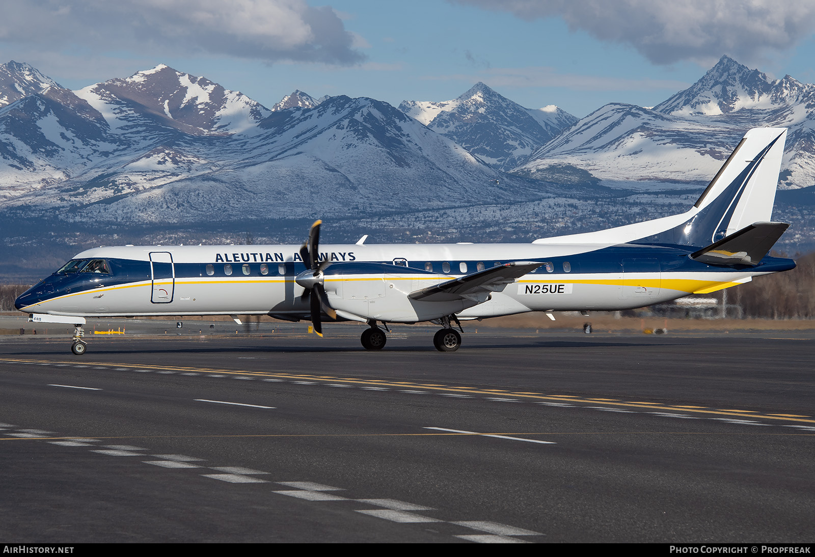 Aircraft Photo of N25UE | Saab 2000 | Aleutian Airways | AirHistory.net #690071