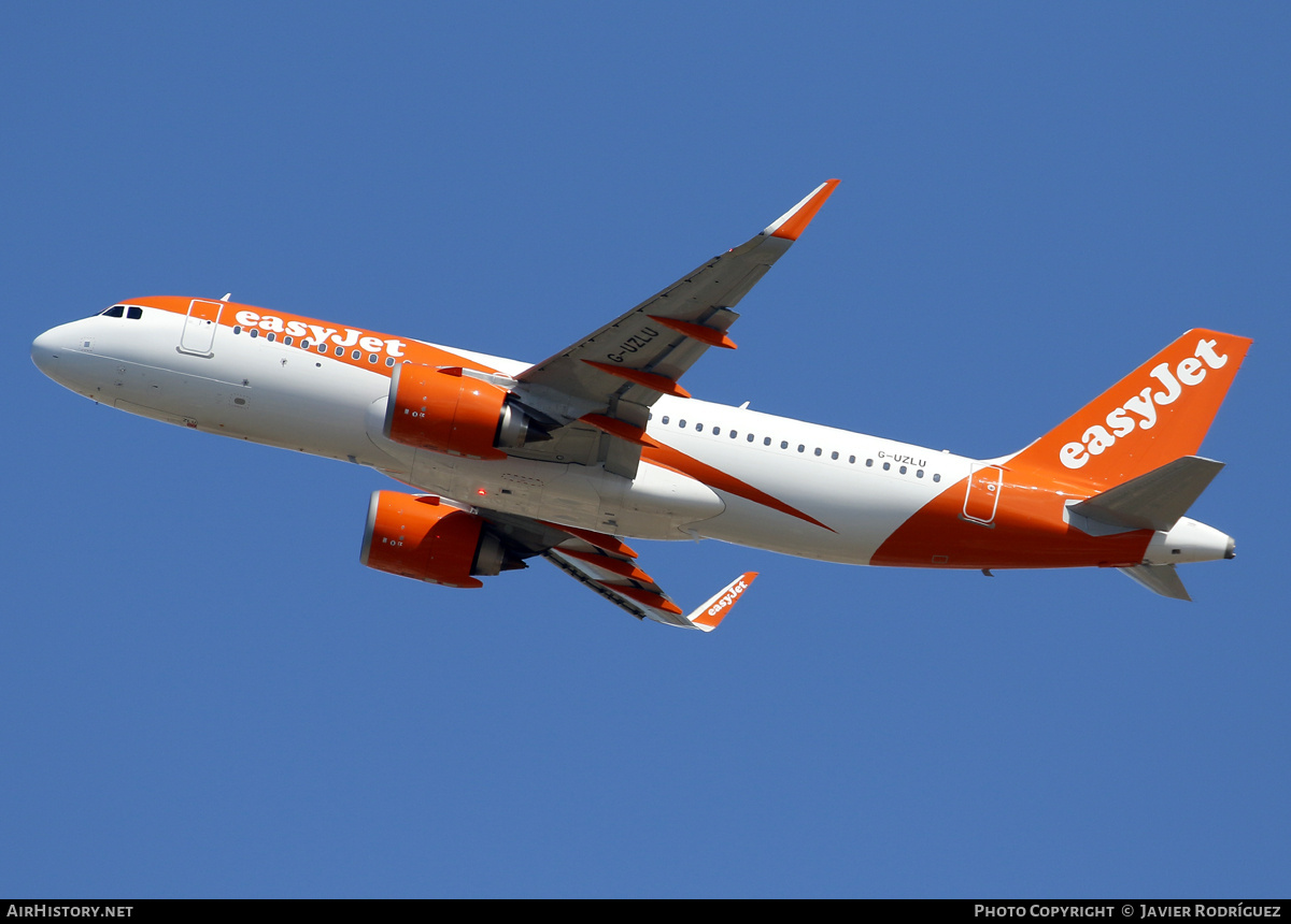 Aircraft Photo of G-UZLU | Airbus A320-251N | EasyJet | AirHistory.net #690165