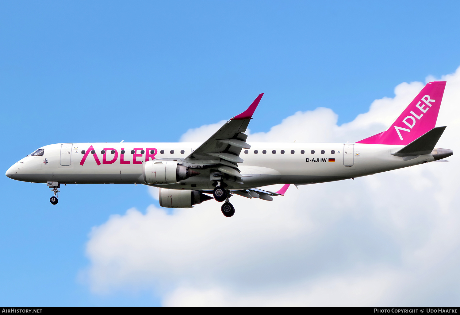 Aircraft Photo of D-AJHW | Embraer 190LR (ERJ-190-100LR) | German Airways | AirHistory.net #690186