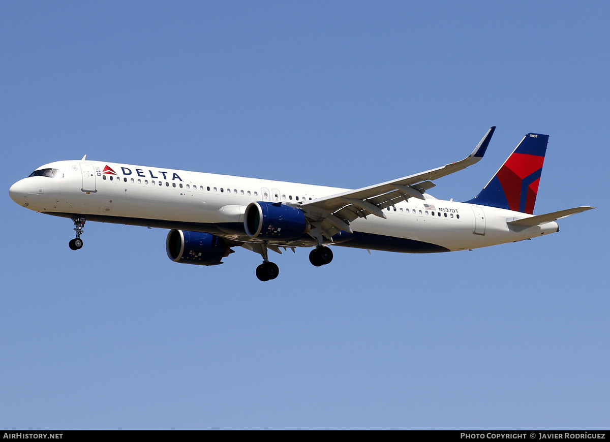 Aircraft Photo of N537DT | Airbus A321-271NX | Delta Air Lines | AirHistory.net #690224