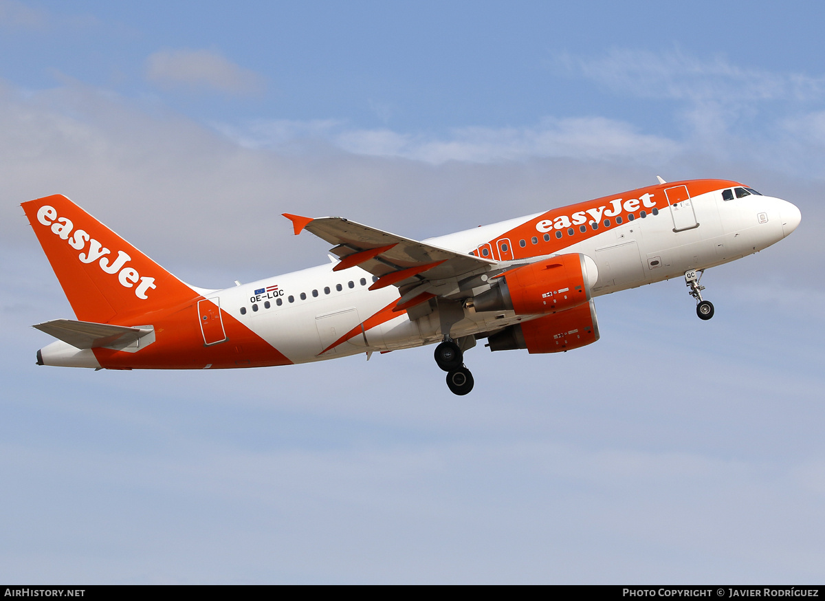 Aircraft Photo of OE-LQC | Airbus A319-111 | EasyJet | AirHistory.net #690230