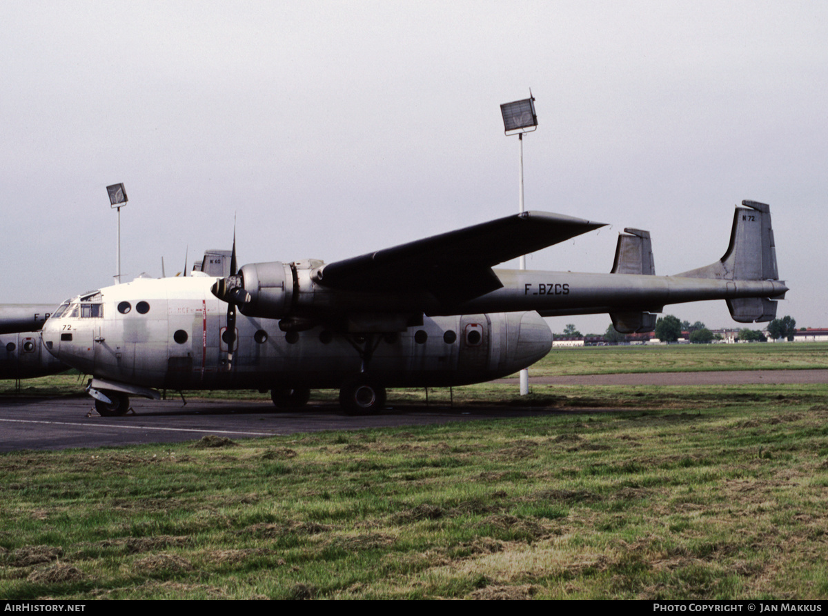 Aircraft Photo of F-BZCS / 72 | Nord 2501F-2 Noratlas | AirHistory.net #690231
