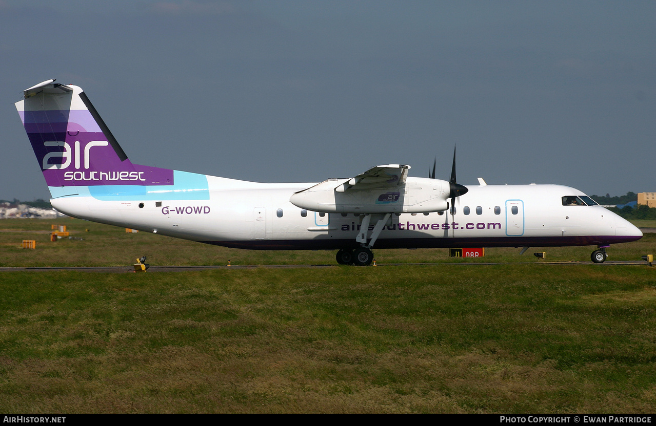 Aircraft Photo of G-WOWD | De Havilland Canada DHC-8-311 Dash 8 | Air Southwest | AirHistory.net #690240