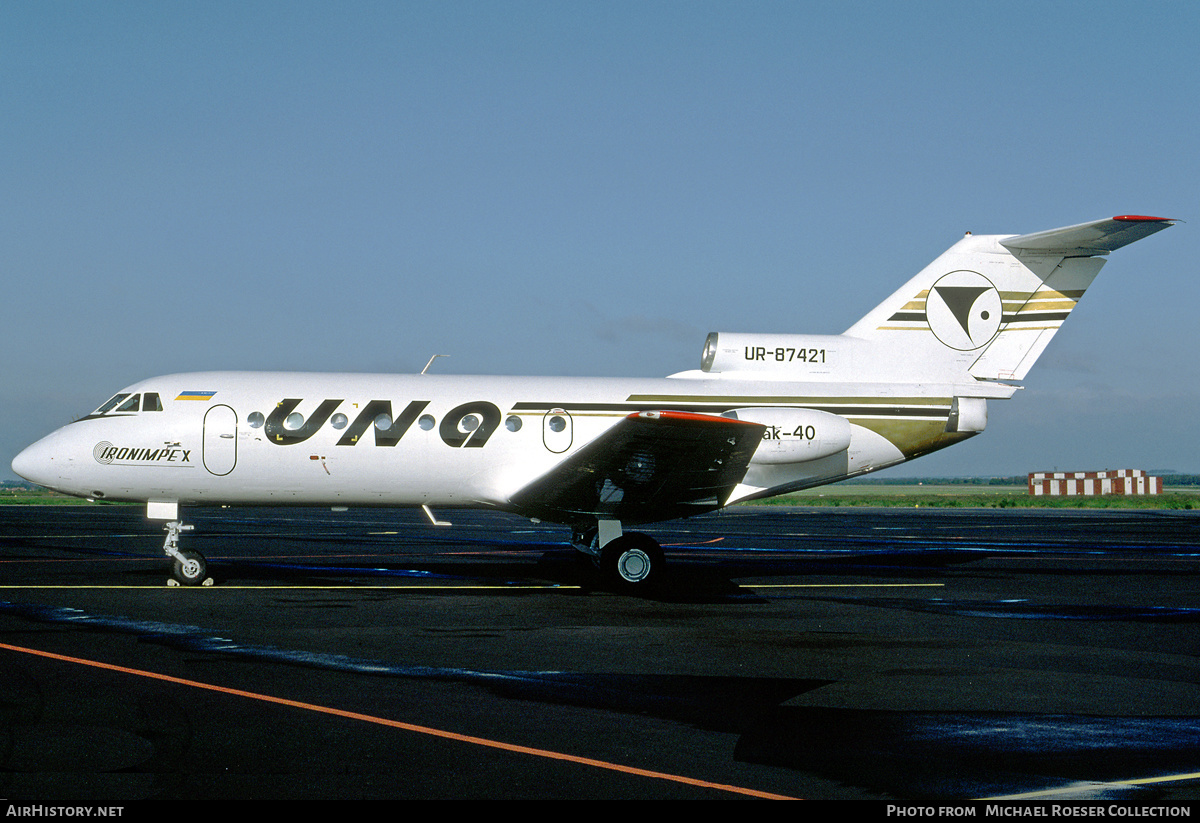 Aircraft Photo of UR-87421 | Yakovlev Yak-40 | UNA - Southern Independent Air Company | AirHistory.net #690274