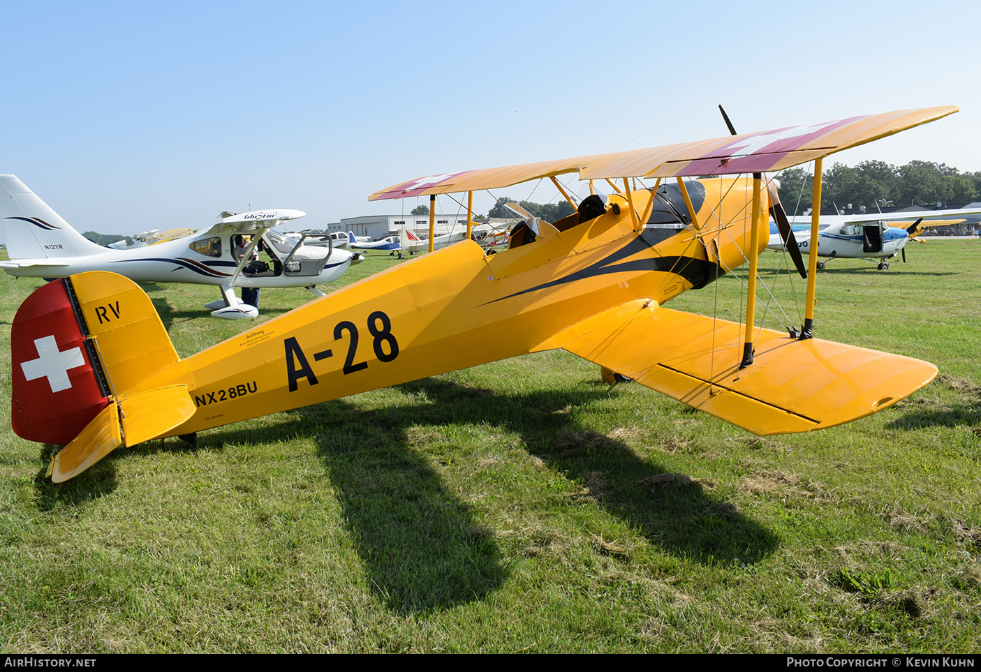 Aircraft Photo of N28BU / NX28BU / A-28 | Dornier Bü-131B Jungmann | Switzerland - Air Force | AirHistory.net #690278