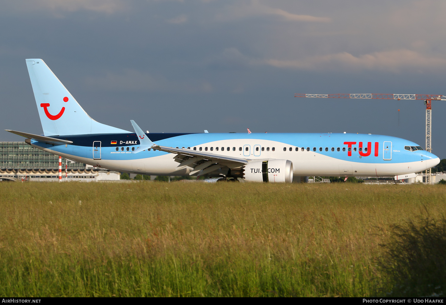 Aircraft Photo of D-AMAX | Boeing 737-8 Max 8 | TUI | AirHistory.net #690312