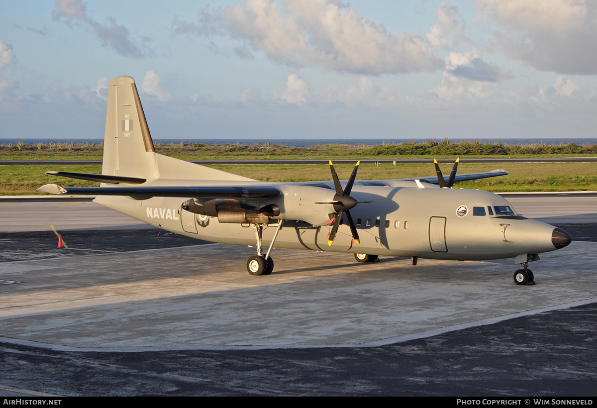 Aircraft Photo of AE567 | Fokker 50 | Peru - Navy | AirHistory.net #690375