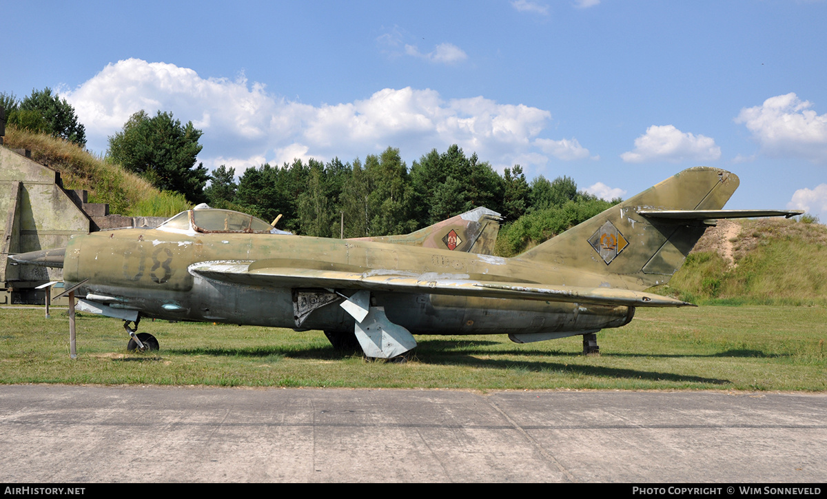 Aircraft Photo of 08 | PZL-Mielec Lim-5 (MiG-17F) | East Germany - Air Force | AirHistory.net #690395