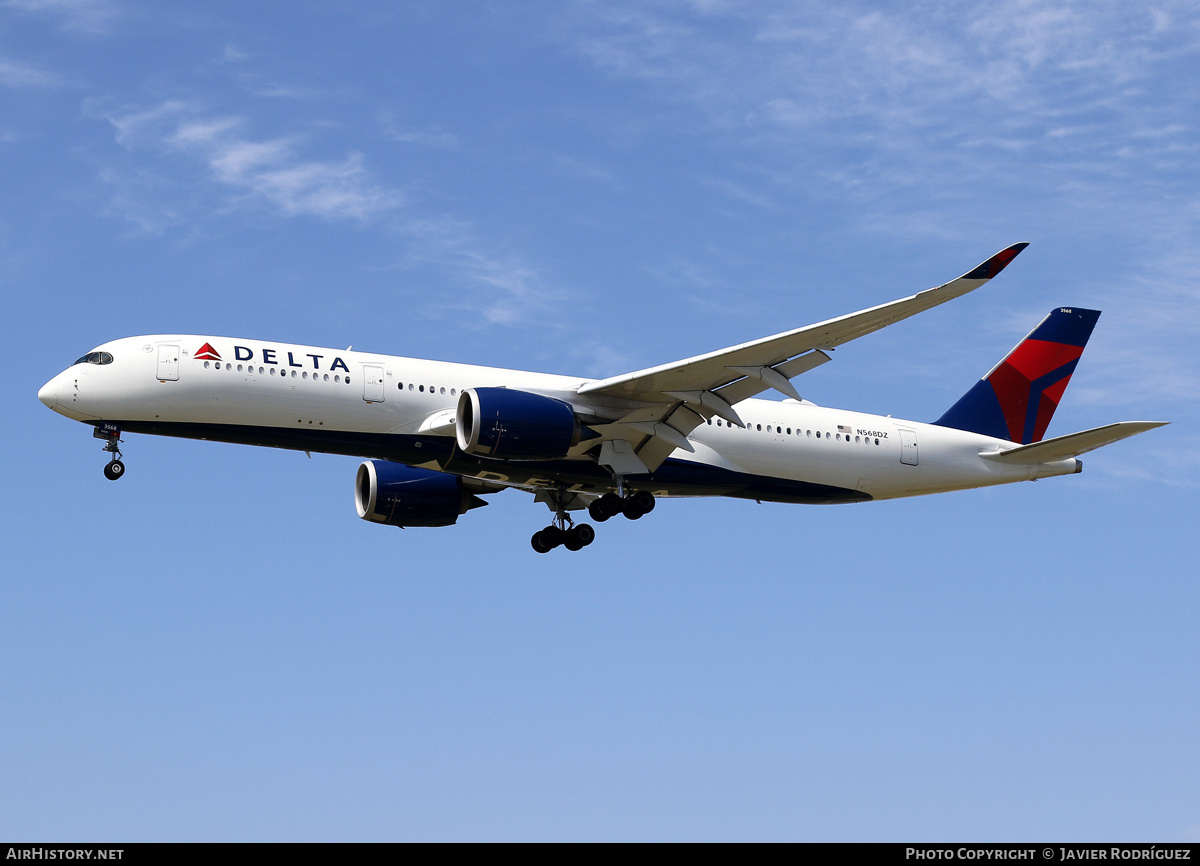 Aircraft Photo of N568DZ | Airbus A350-941 | Delta Air Lines | AirHistory.net #690403