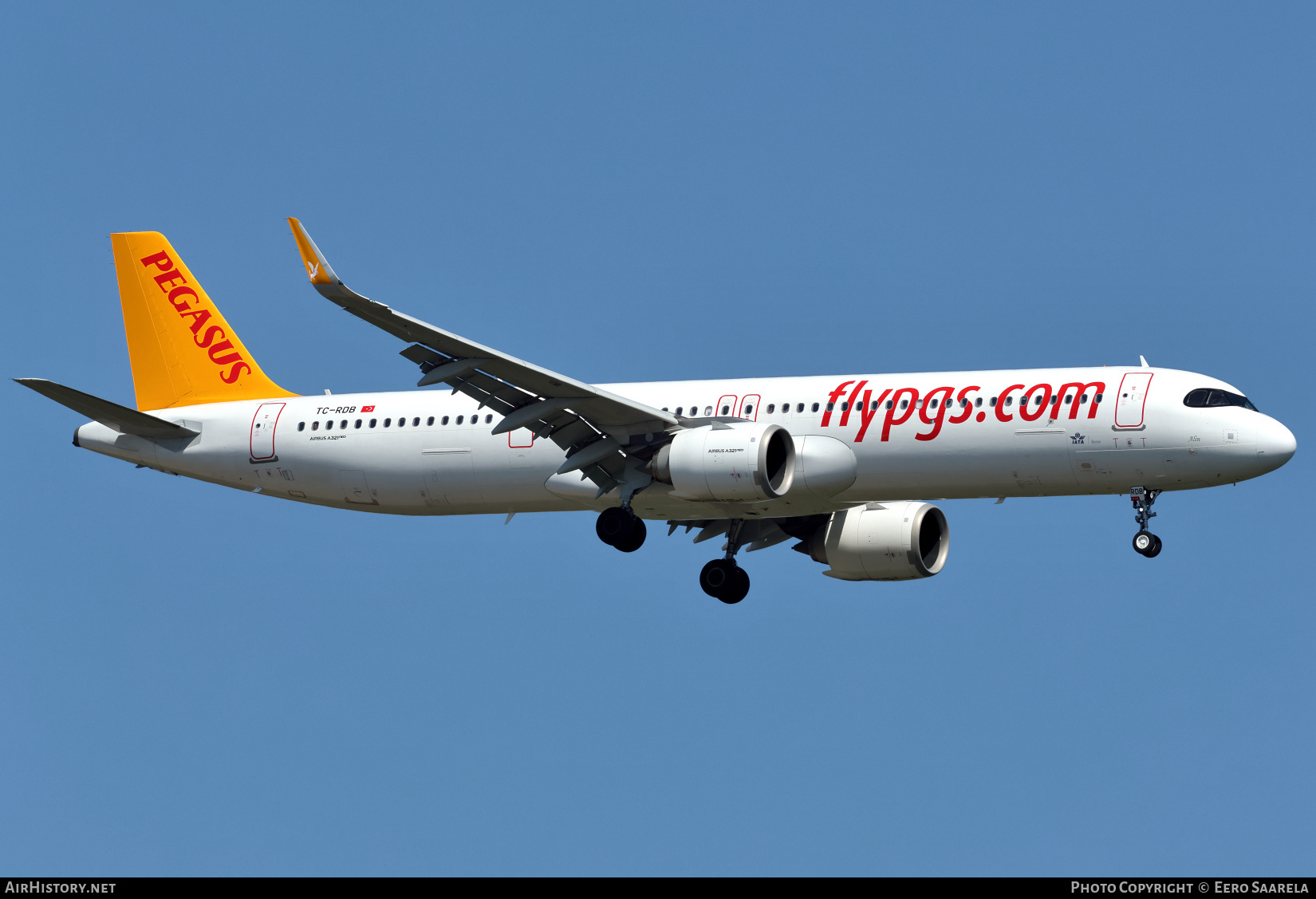Aircraft Photo of TC-RDB | Airbus A321-251NX | Pegasus Airlines | AirHistory.net #690430