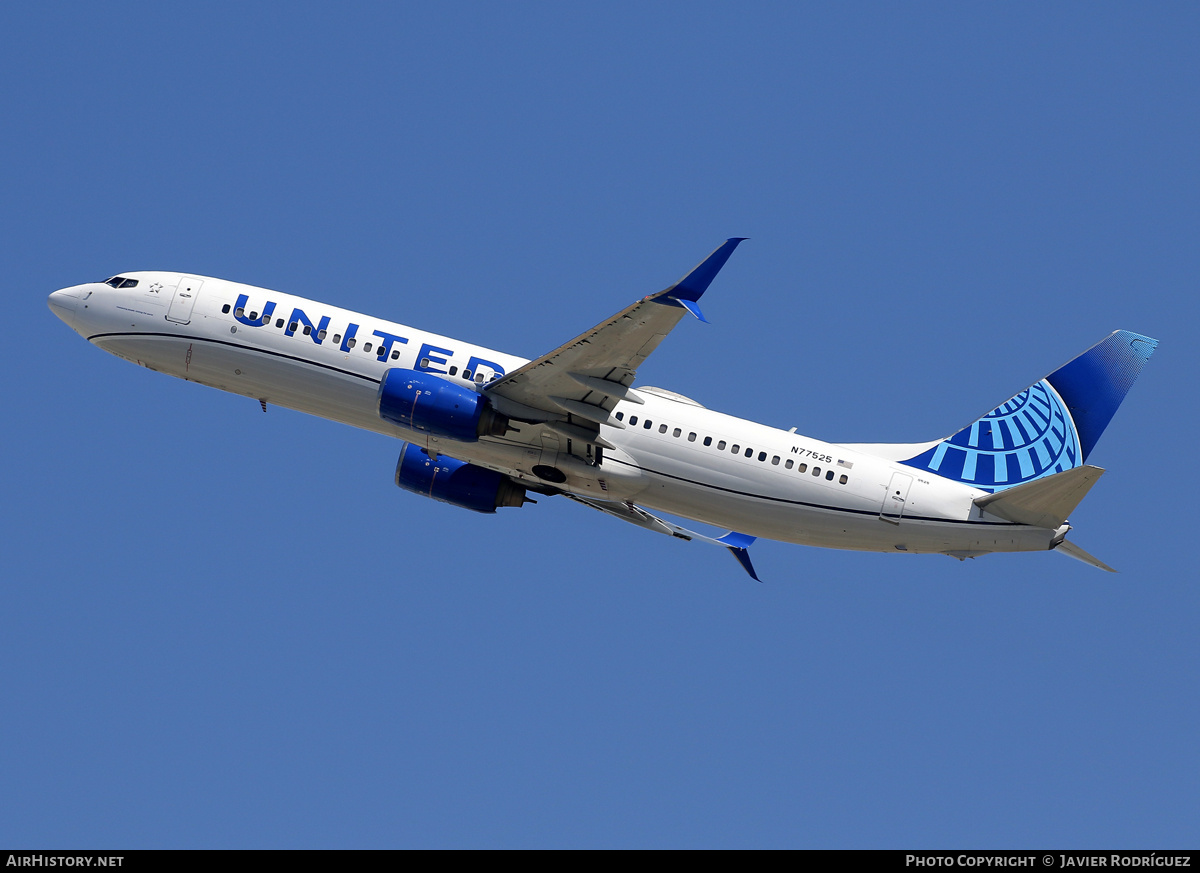 Aircraft Photo of N77525 | Boeing 737-824 | United Airlines | AirHistory.net #690441