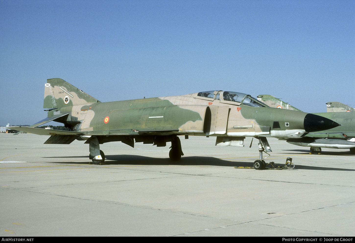 Aircraft Photo of CR12-41 | McDonnell RF-4C Phantom II | Spain - Air Force | AirHistory.net #690449